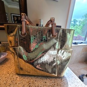 Michael Kors gold purse